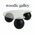 The Orbit Glass Coffee Table