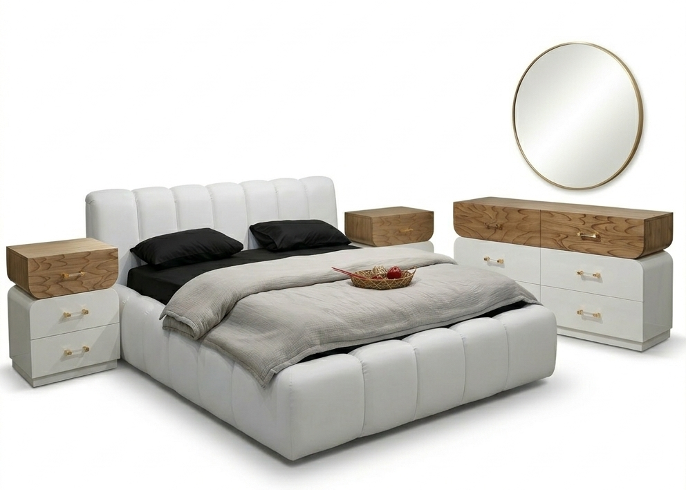 Cloud-Serene Bedroom by Woodic Gallery