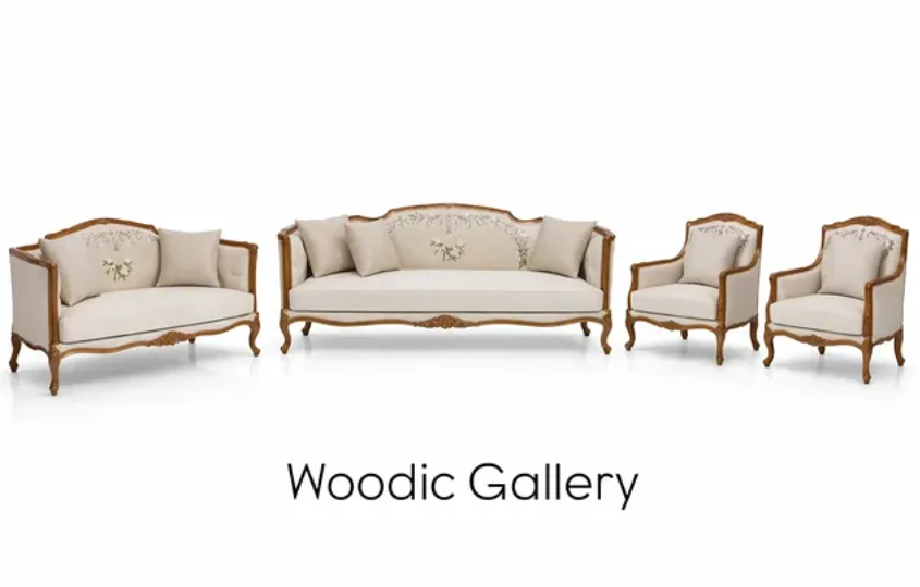 Chinioti Calefornia Carving Sofa By Woodic Gallery